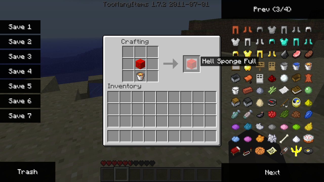 Sponges Extended! for 1.3.1 Minecraft Mod